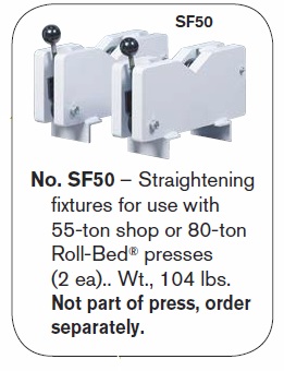 SX Power Team 55 Tonne H Frame Press SF50 Fixture Accessory
